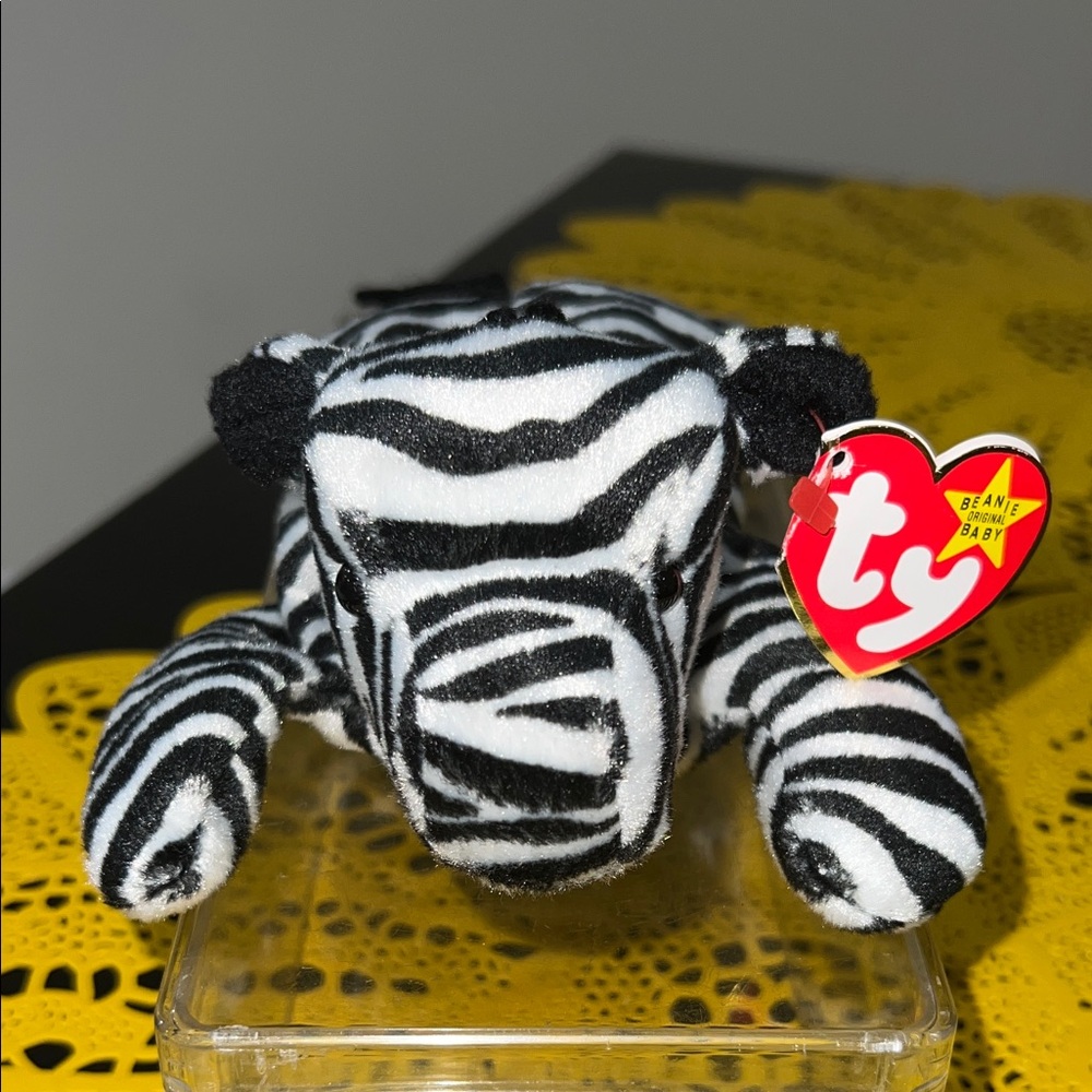 Ty Striped Zebra Plush Toy